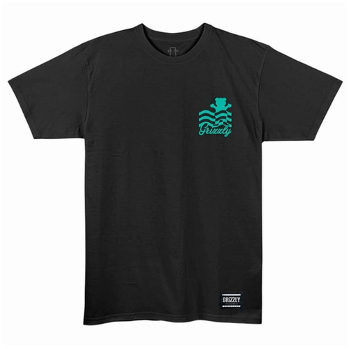 Camiseta Masculina Grizzly Wavy PRETO-GMA2401P04- -1-